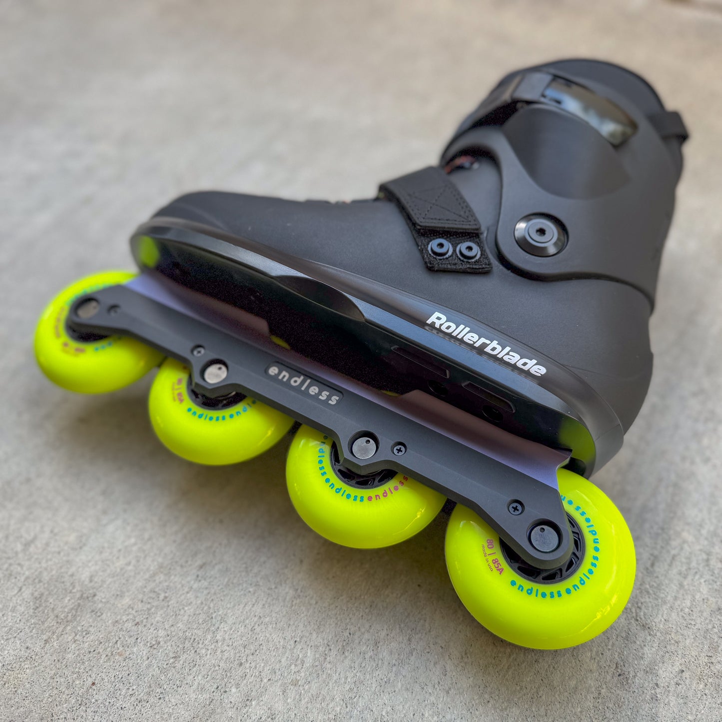 Endless 80 UFS Ultra Violet with Slider - Rollerblade Blank 4x80