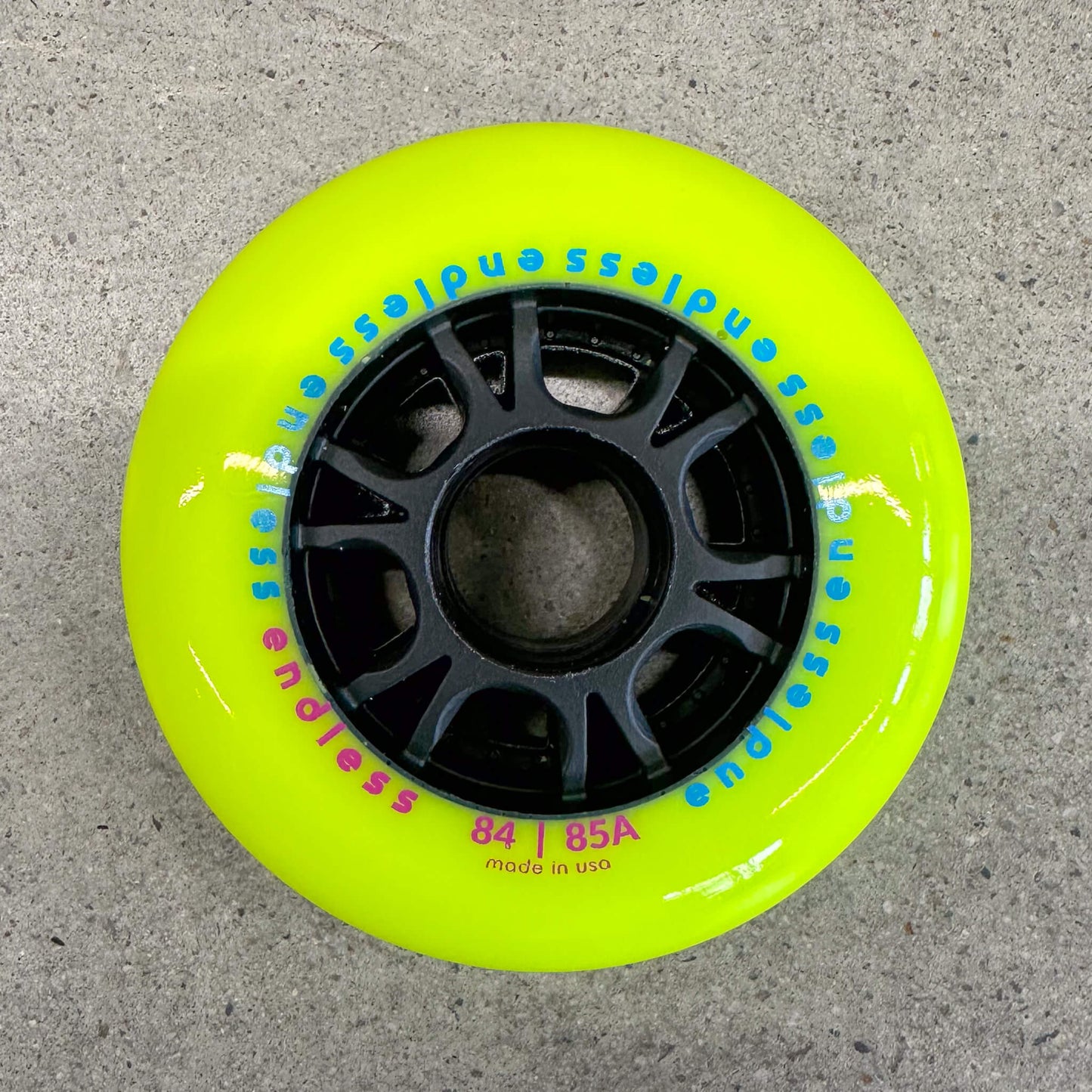 Endless 84 mm Wheel - Neon Yellow