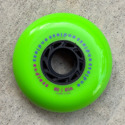 Endless 80 mm Wheel - Neon Green 