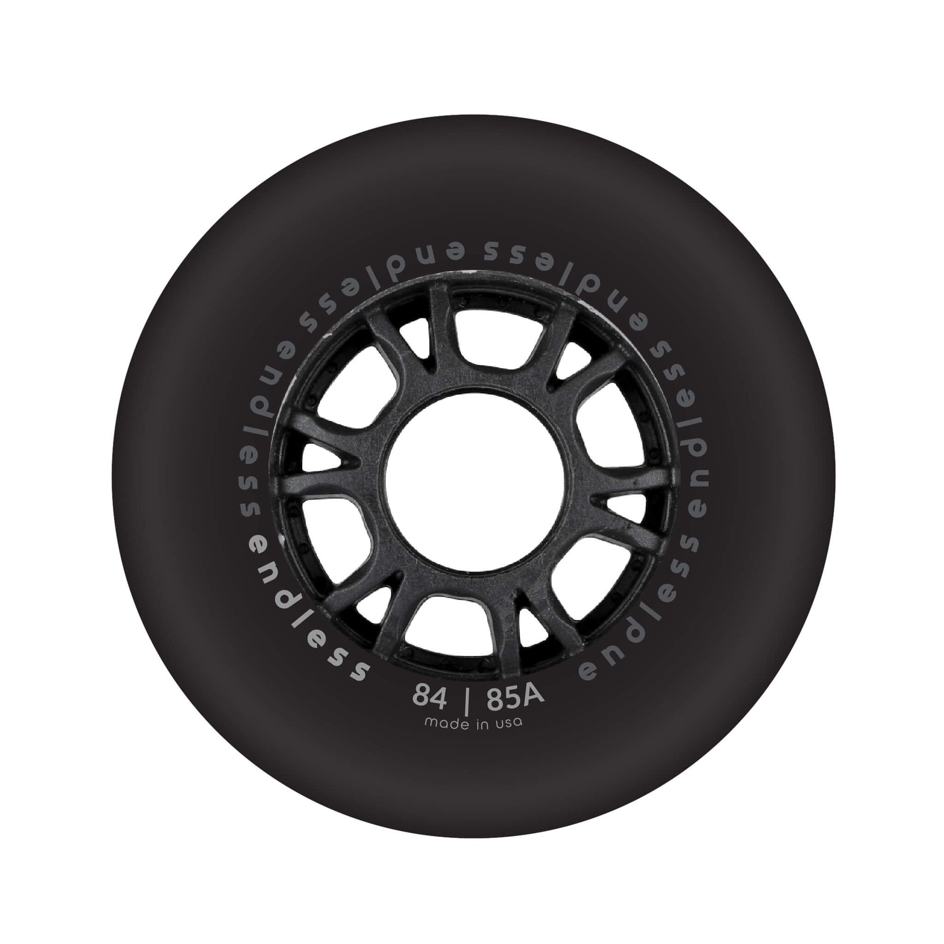 Endless 84 mm Wheel - Black (mockup)