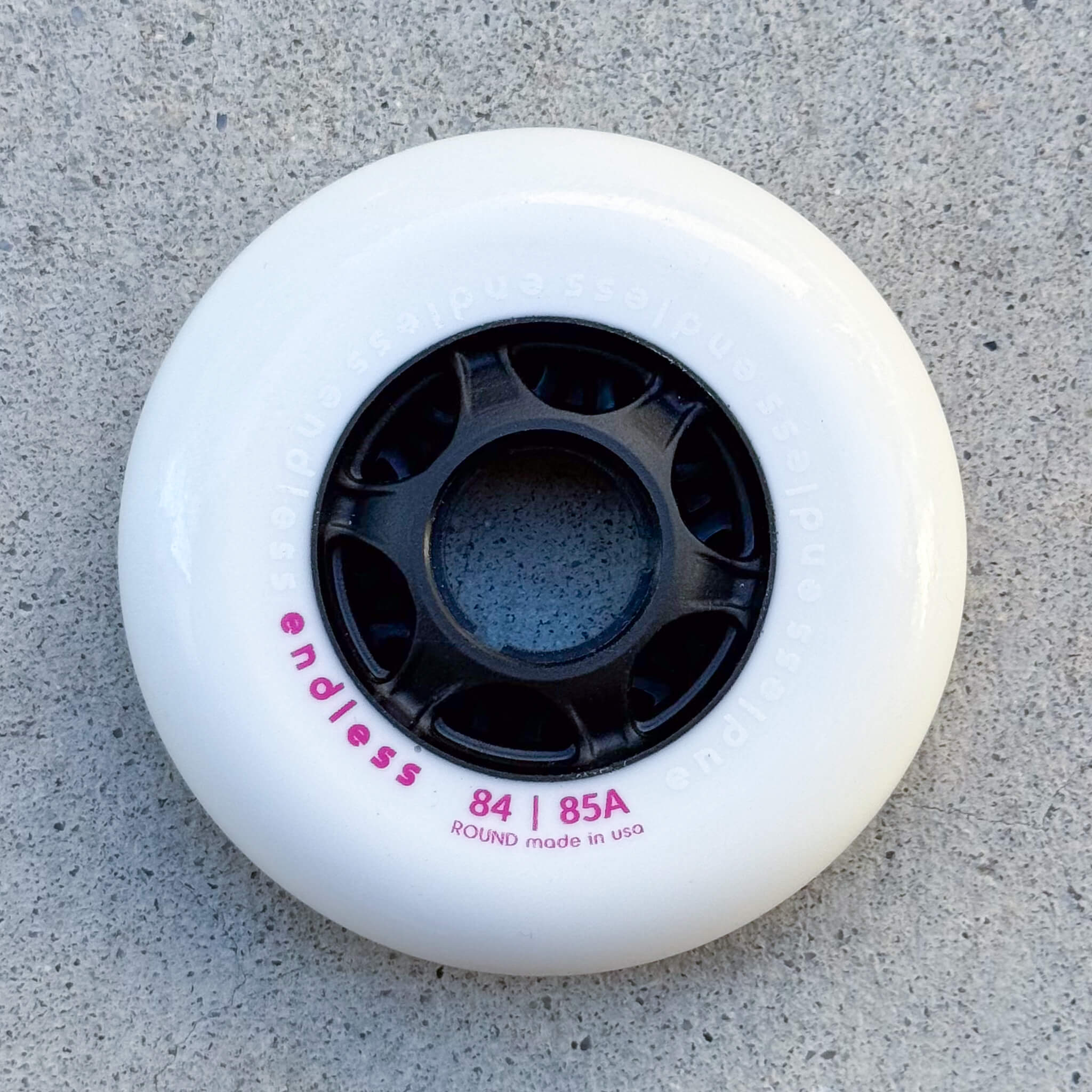 Arc Frame Wheel Set – Round 84/76 mm with bearings – Endless Blading Co.