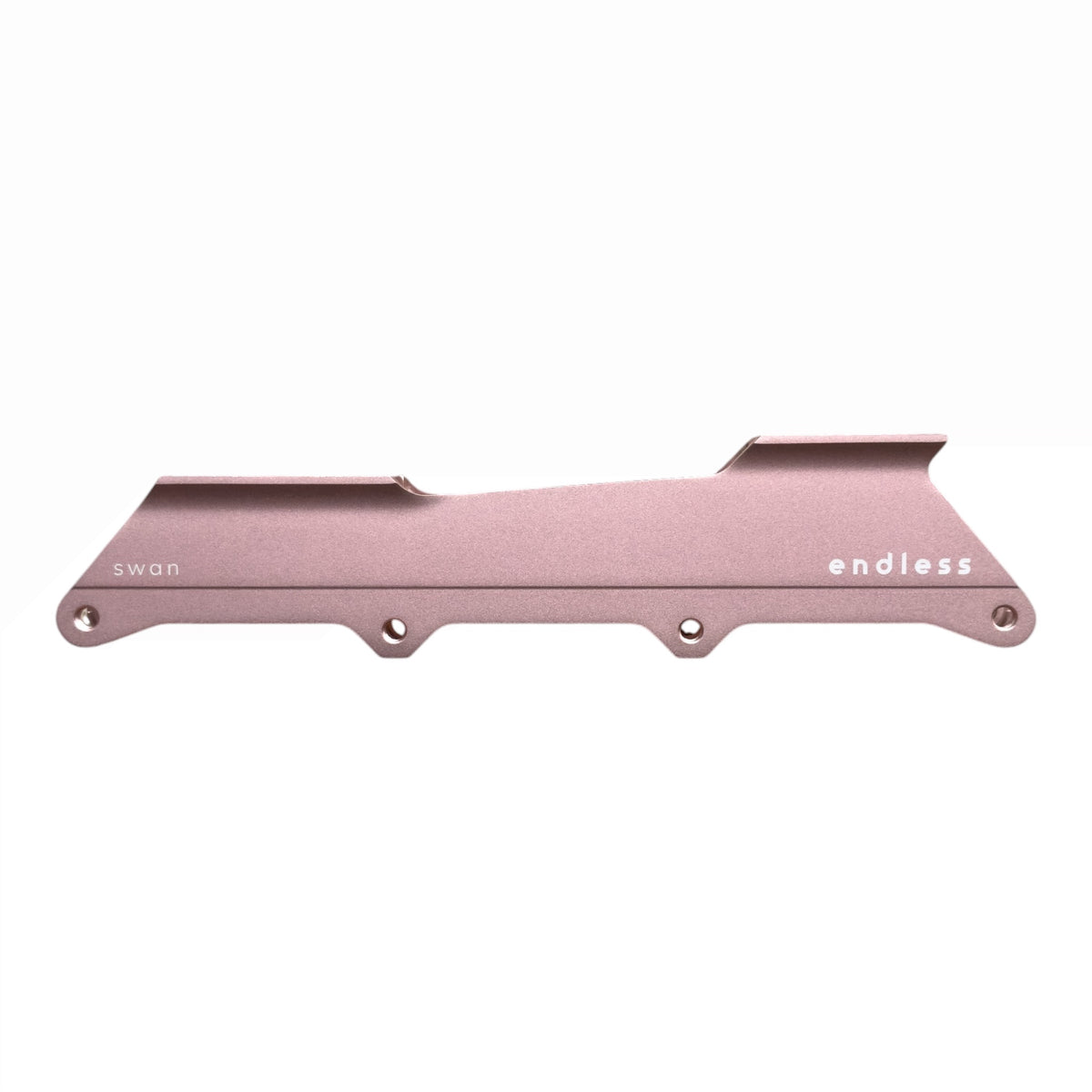 Endless Blading Co. Swan Frame aluminum inline skate frame in soft pink