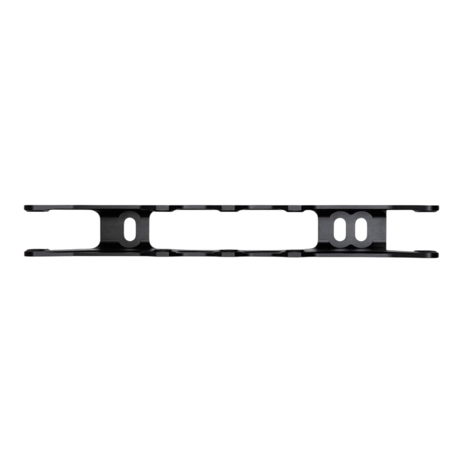 Endless Blading Co. 80 Classic black CNC-machined aluminum urban skate frame for 165mm mounting