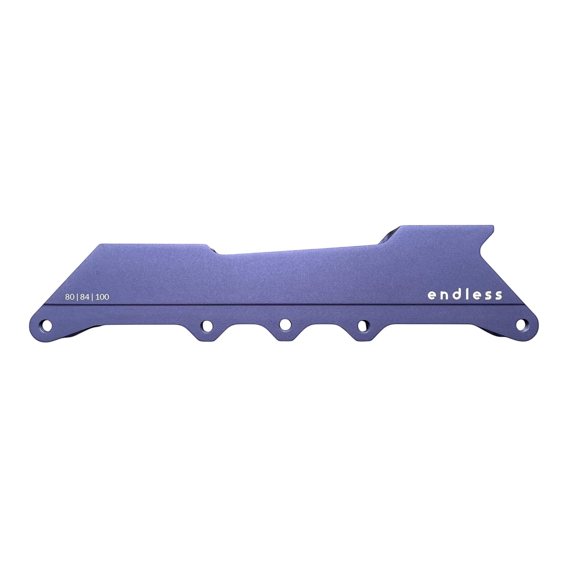 Endless Blading Co. 80 Classic Frame in matte blue, CNC-machined aluminum for urban and freeride inline skates.