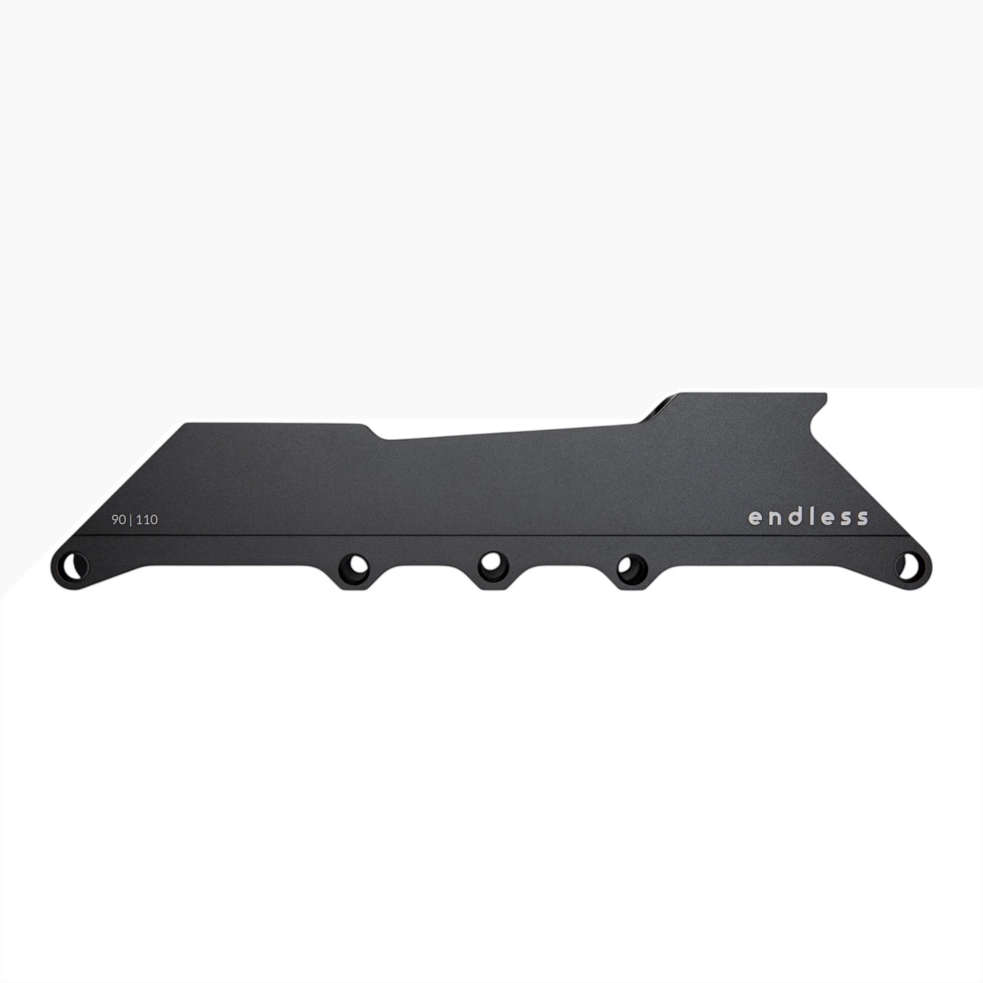 Endless Blading Co. 90 Classic black CNC-machined aluminum urban skate frame for 4x90 or 3x110 wheel setups.