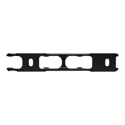 Endless Blading Co. black aluminum slalom inline skate frame with 165mm mounting for slalom and freestyle skating.