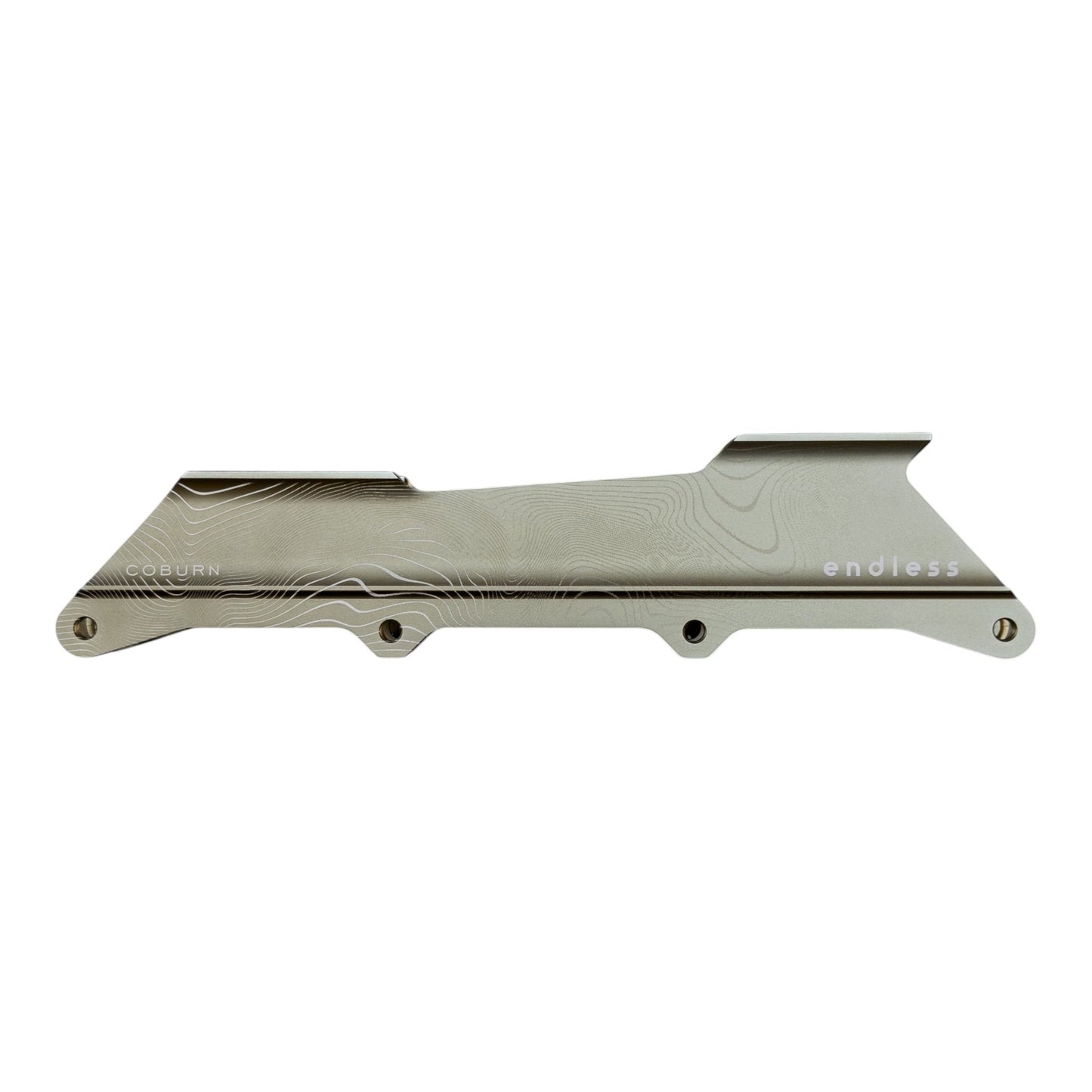 Endless Blading Co. Coburn Frame, a 4x90 urban skating platform in light olive green with a topographic pattern and