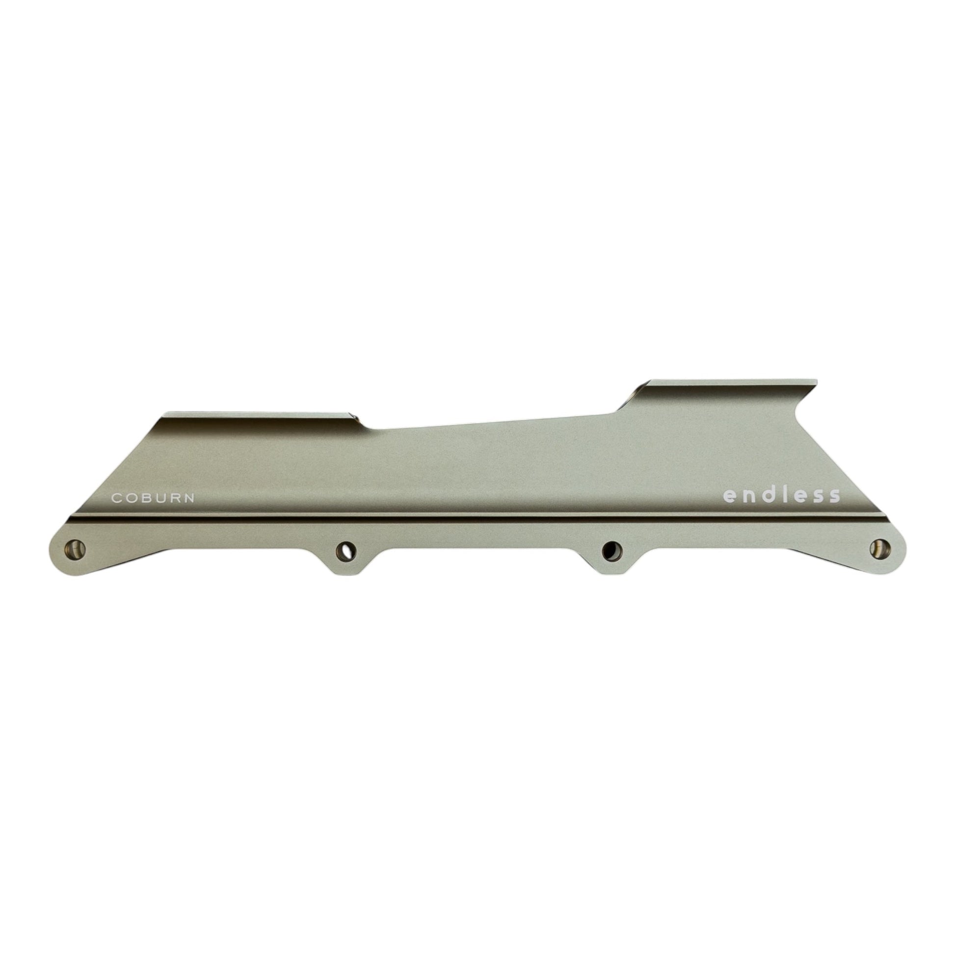 Endless Blading Co. Coburn Frame, a 4x90 urban skating platform in matte olive green aluminum with