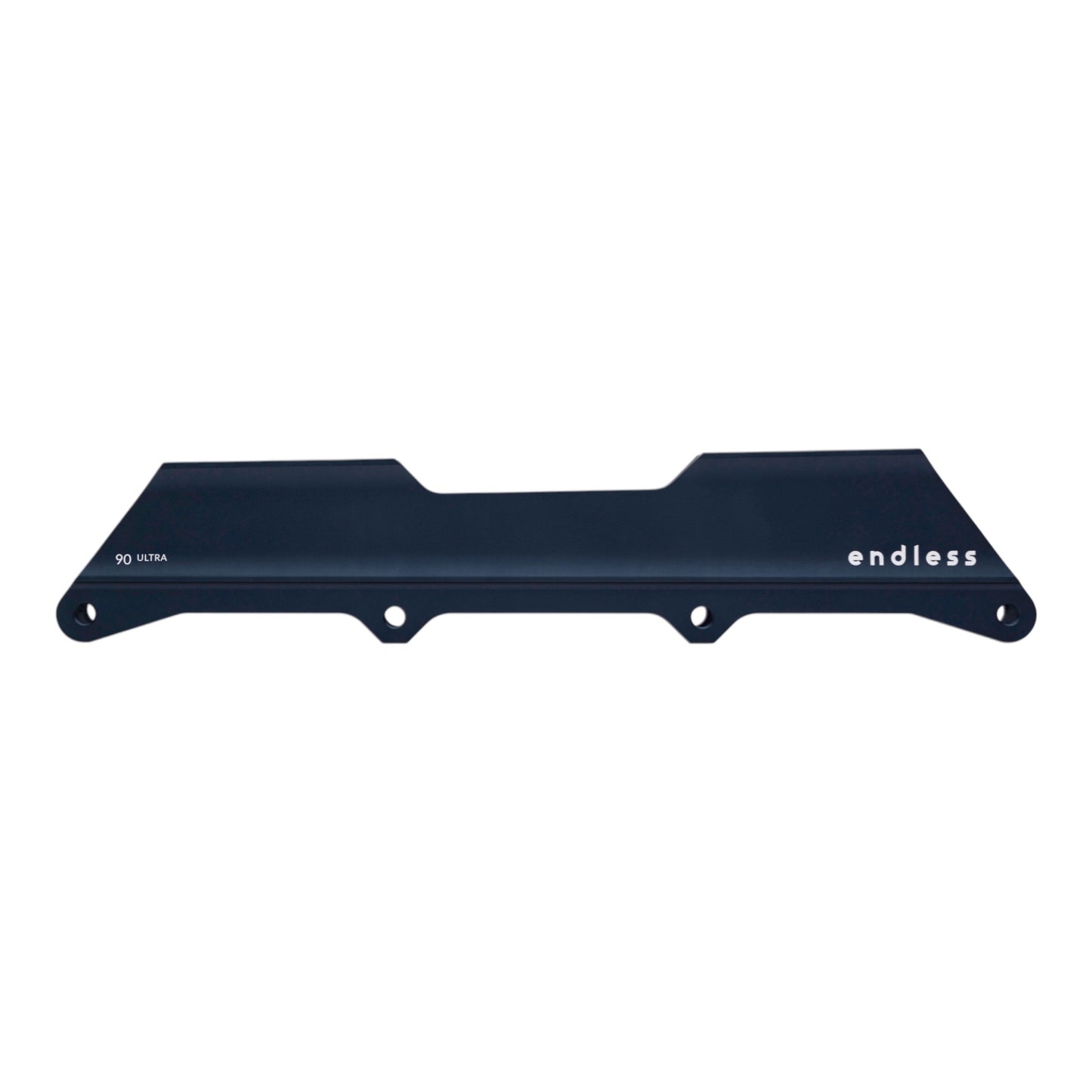 Endless Blading Co. dark blue aluminum 4x90 Ultra UFS inline skate frame with Balanced Rocker