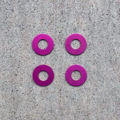 Endless Blading Co. purple aluminum washers for UFS frames, set of 4.