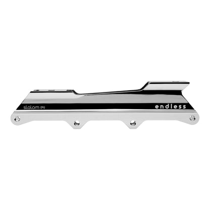 Endless Blading Co. Slalom Pro 80•72 aluminum inline skate frame with 165mm mount. Chrome finish.