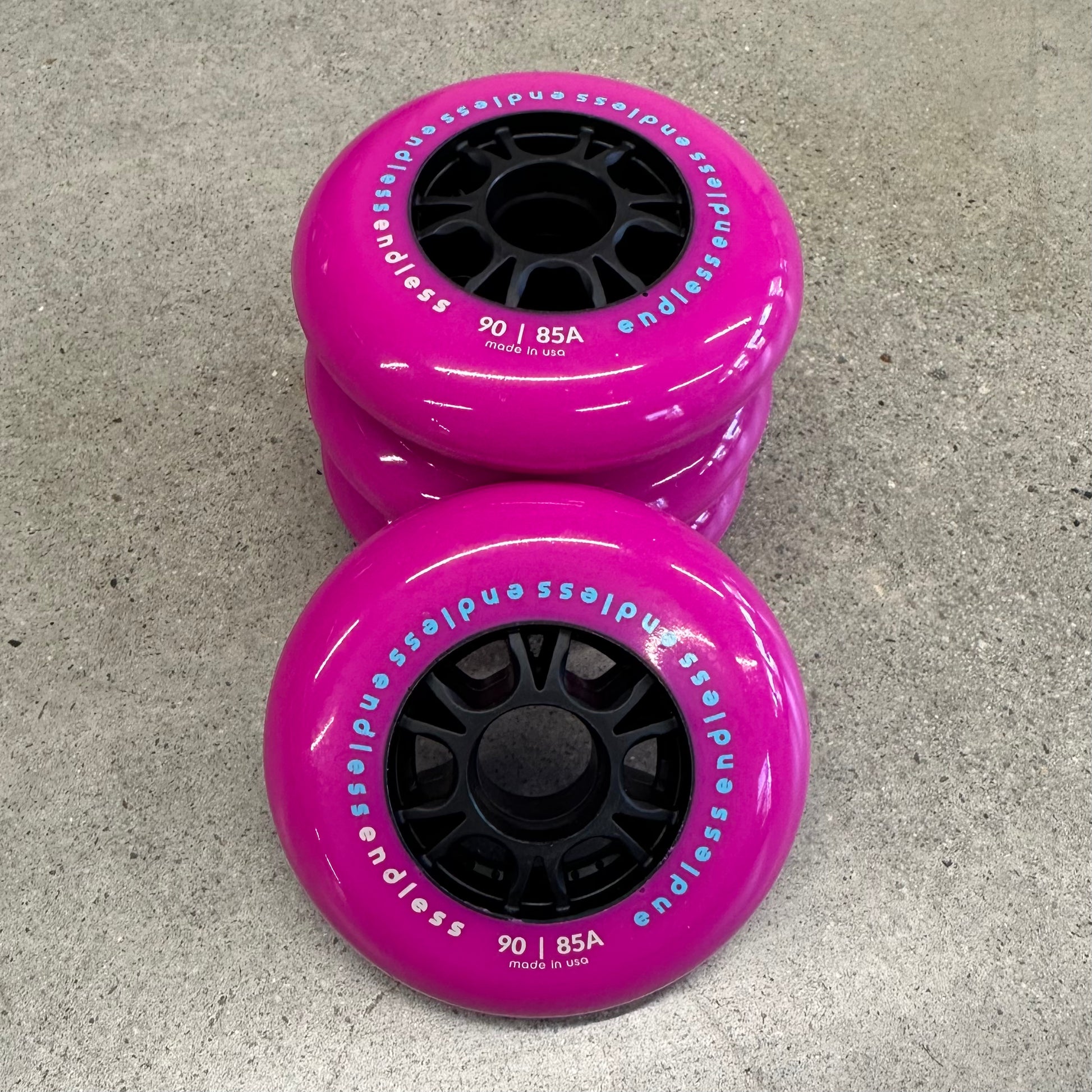 Endless 90 mm Wheels - Neon Pink