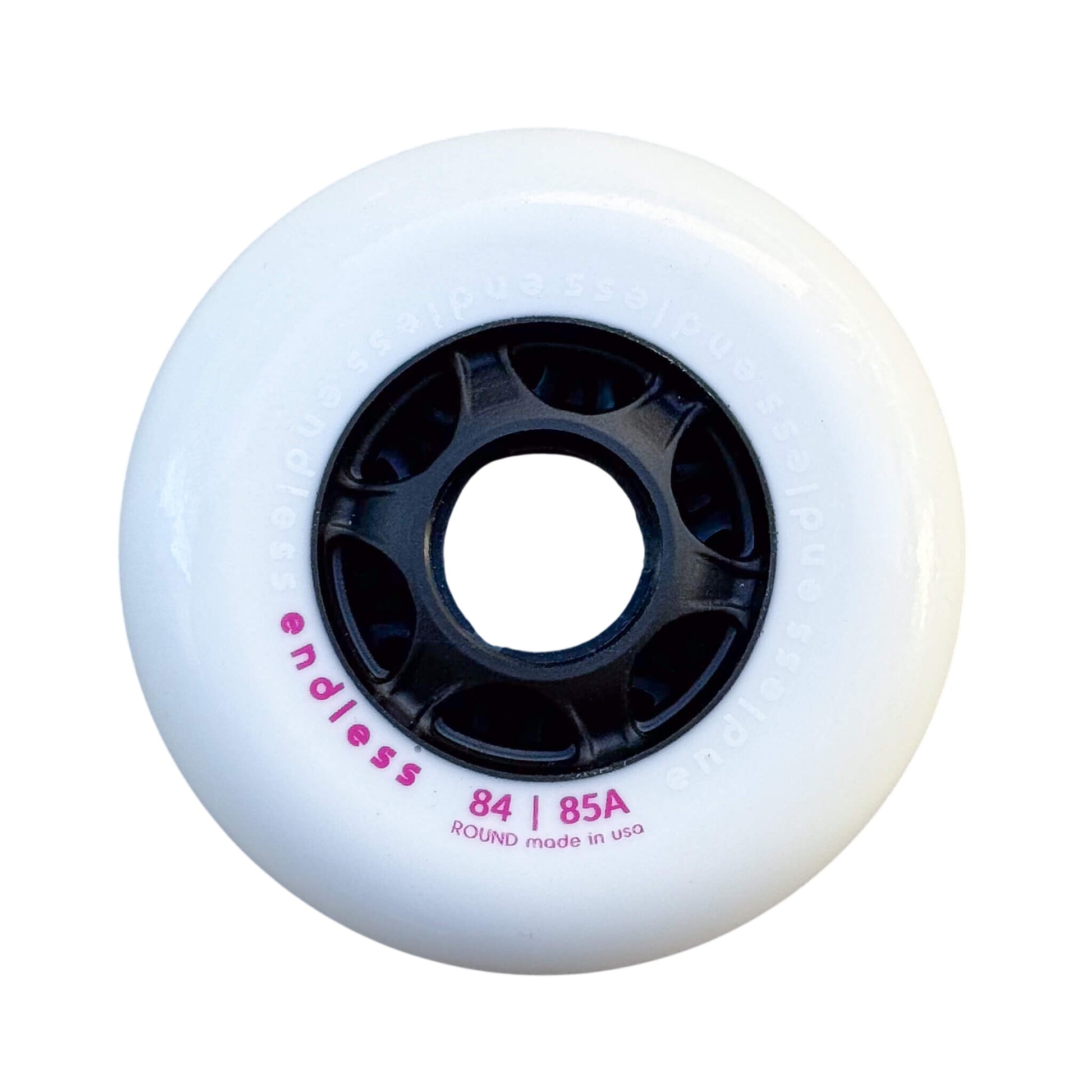 Endless Round 84 mm White Wheel