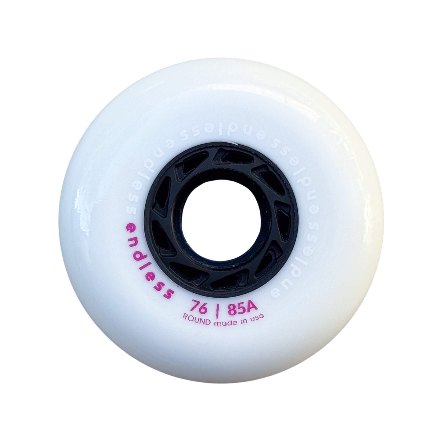 Endless Round 76 mm White Wheel
