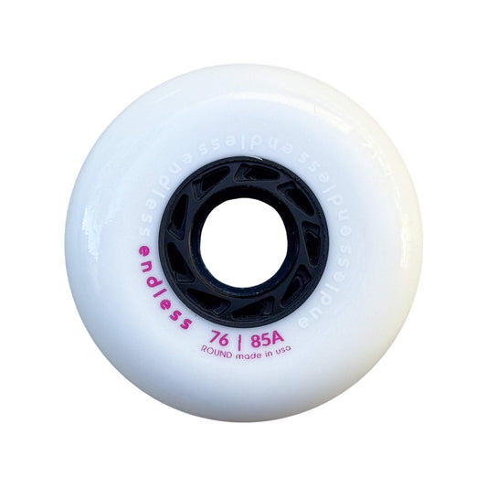 Endless Round 76 mm White Wheel