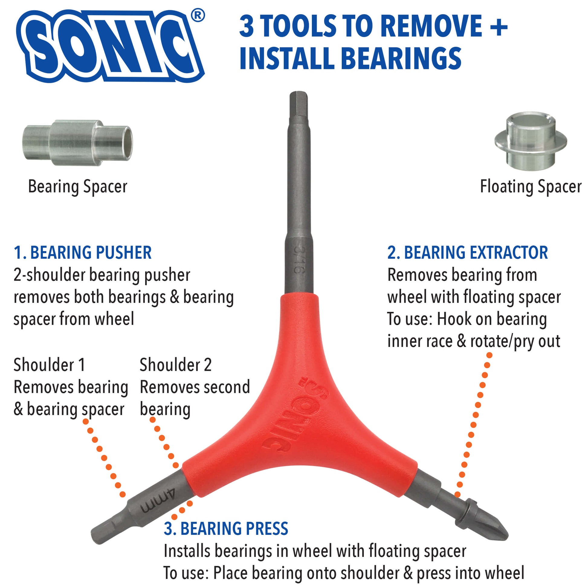 Sonic Pro Tool + F Bearing Tools